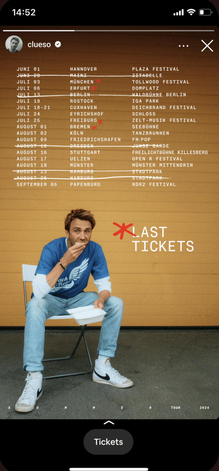 Clueso Sommer Tour 2024 8