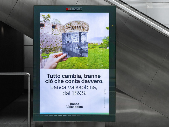 Translation: "Everything changes, except what really counts."