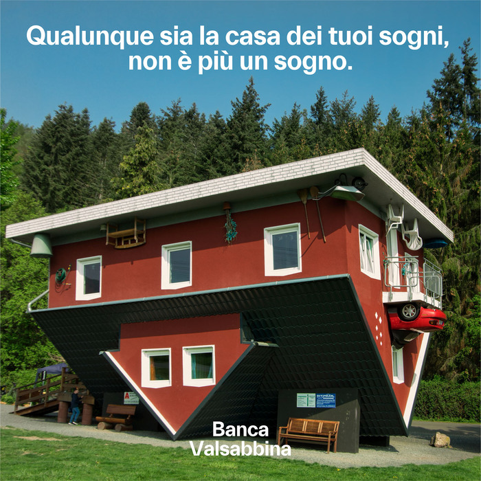 Translation: "Whatever your dream home, it's no longer a dream."