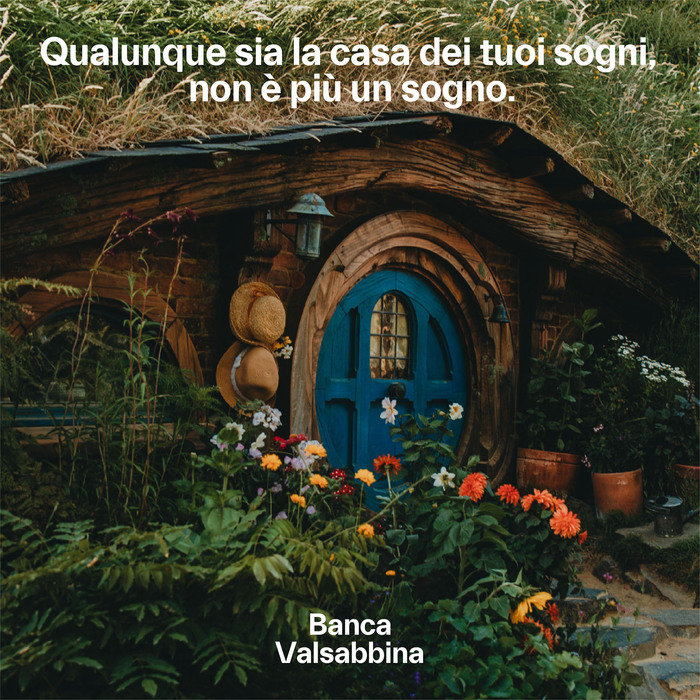 Translation: "Whatever your dream home, it's no longer a dream."