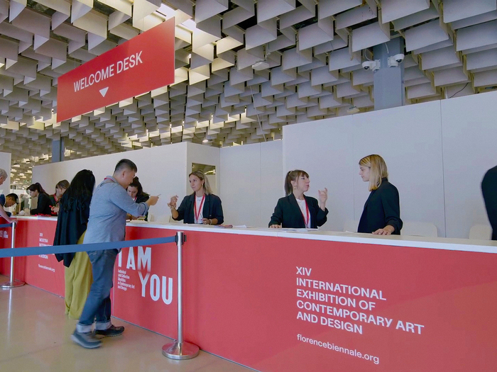 XIV Florence Biennale wayfinding 2