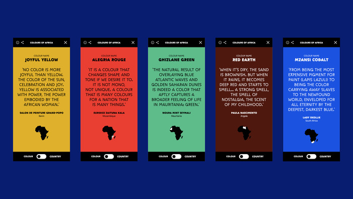 Colours of Africa website 5