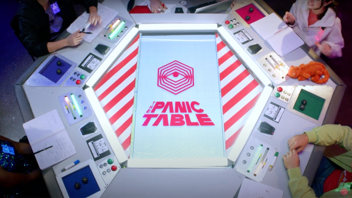 The Panic Table identity and title sequence 1