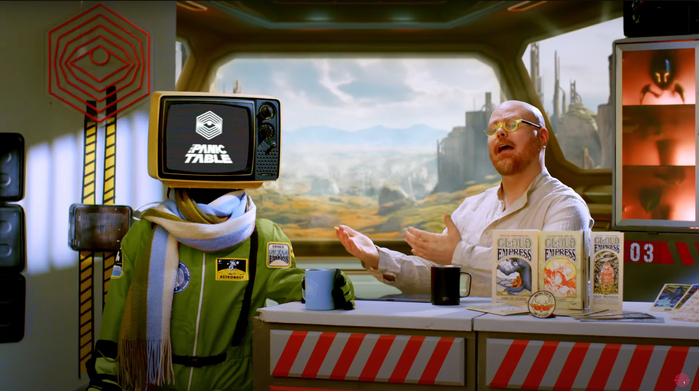The Panic Table identity and title sequence 3
