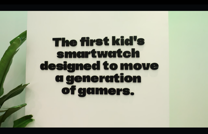 A wall inscription that could be seen during the Fitbit Ace LTE launch even in the New York Google Store