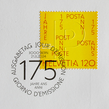 Swiss Post 175th Anniversary stamps
