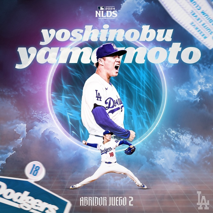  Black Italic for introducing Japanese pitcher Yoshinobu Yamamoto