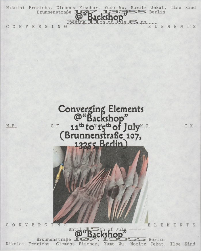 Converging Elements exhibition posters 4