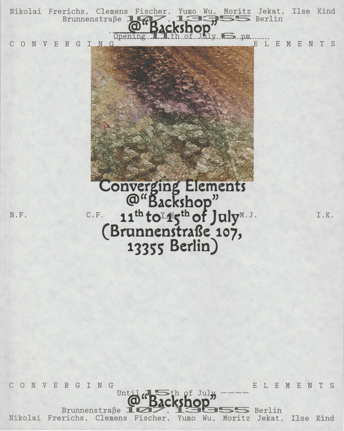 Converging Elements exhibition posters 6