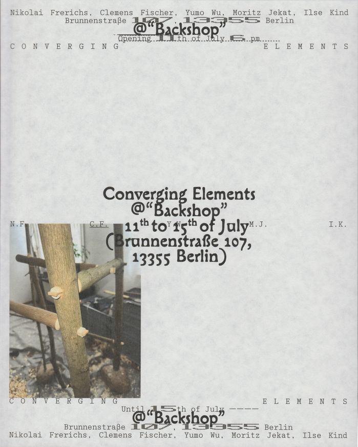 Converging Elements exhibition posters 7