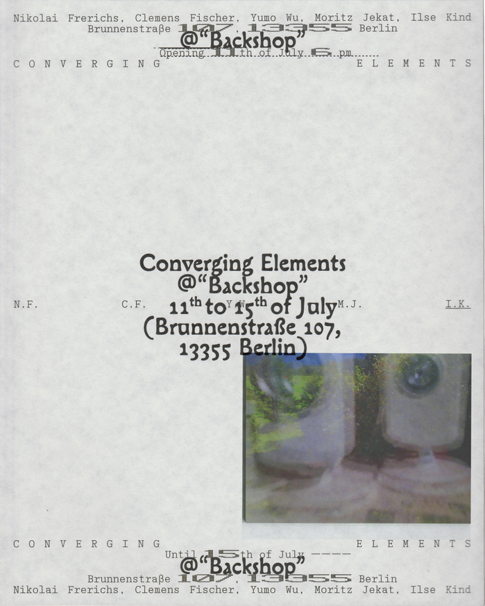 Converging Elements exhibition posters 9