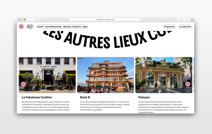 Bien Public website 3