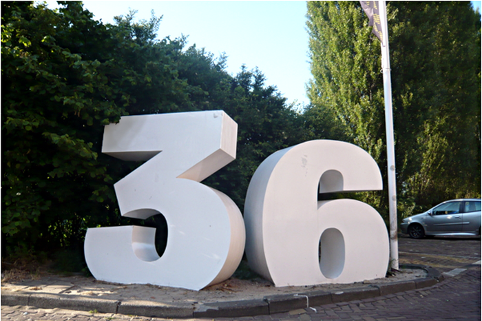 House number for Bink36 2
