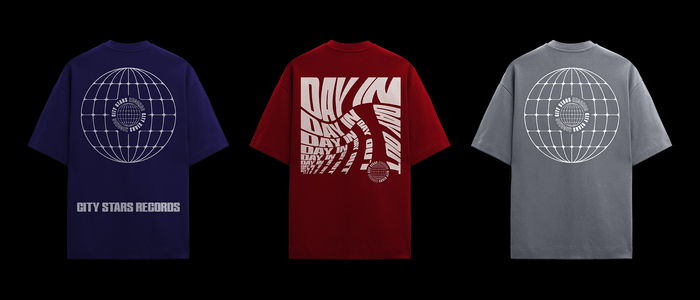 City Stars Records merch drafts (not available to purchase)