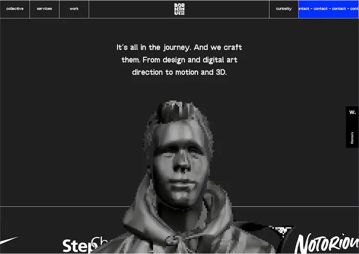Rob Hemus portfolio website 3