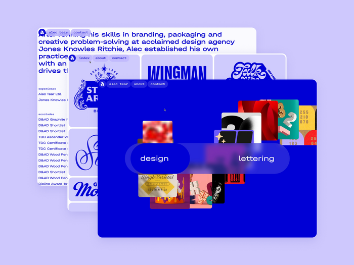 Alec Tear website 1