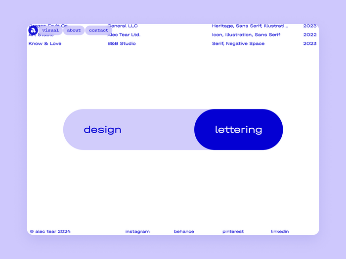 Alec Tear website 7