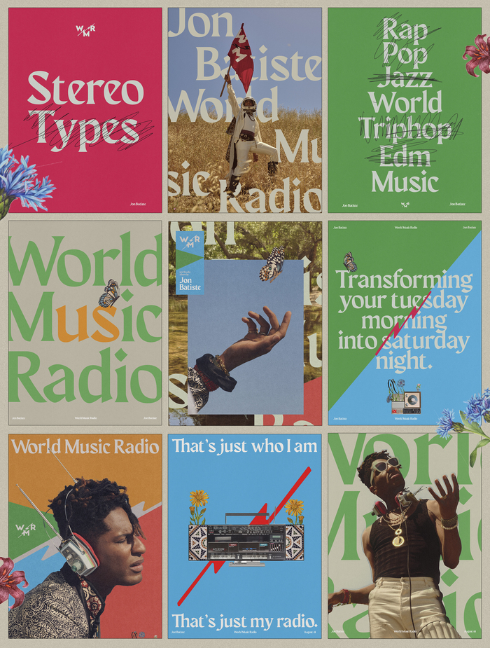 Posters showcasing the visual approach for the album and collaterals