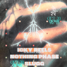 Icky Reels at Crobar concert poster