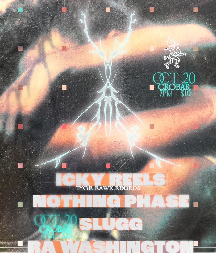 Icky Reels at Crobar concert poster