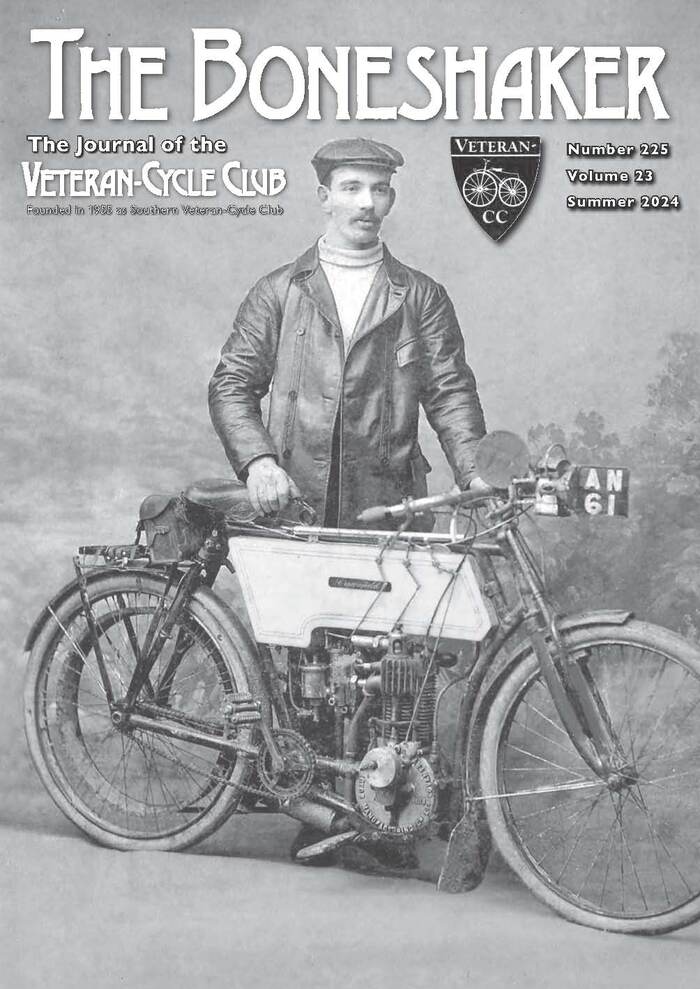 Volume 23, Number 225 from Summer 2024 is the most recent issue of The Boneshaker. The secondary typeface here is .