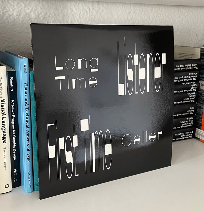 Valerie from the Galerie –  Long Time Listener First Time Caller album art, “Flash Boys” single cover 4