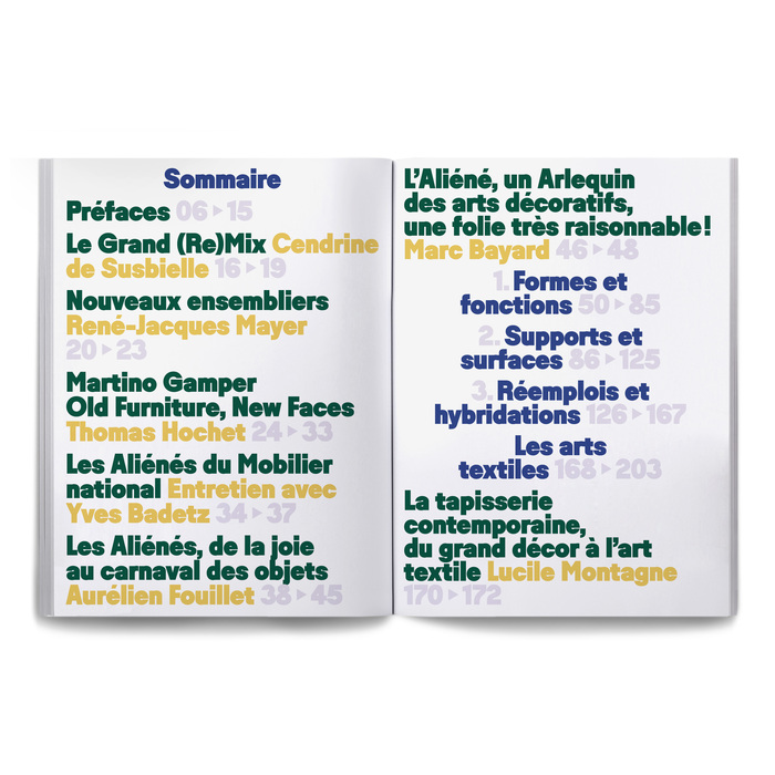 Remix. Les aliénés du Mobilier national poster and catalogue 2