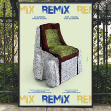 <cite>Remix. Les aliénés du Mobilier national</cite> poster and catalogue