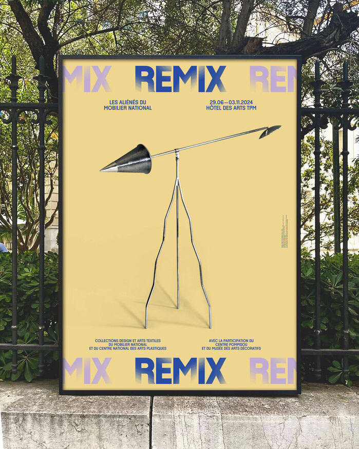 Remix. Les aliénés du Mobilier national poster and catalogue 6