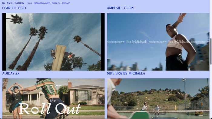 By Association identity and website 4