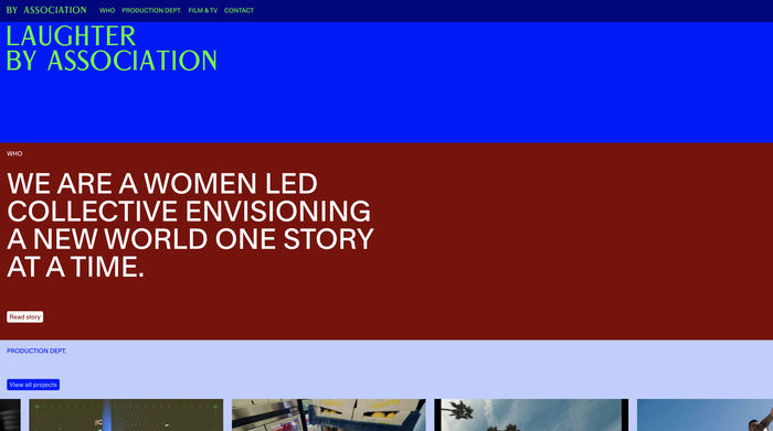 By Association identity and website 7