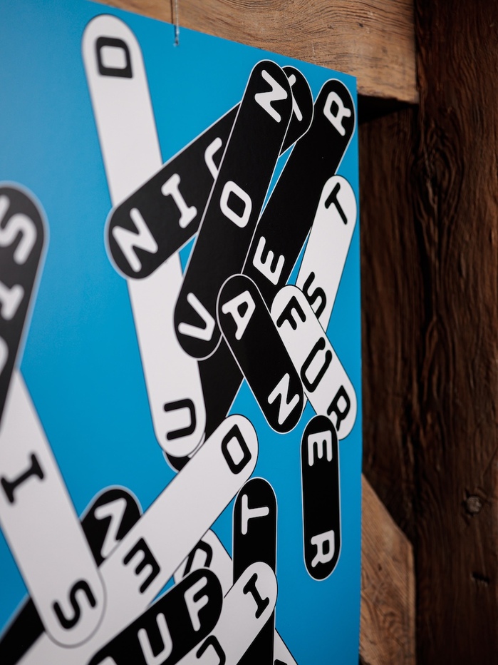 HAHAHA / AHAHAH: Practical and Impractical Typographic Exercises exhibition 3