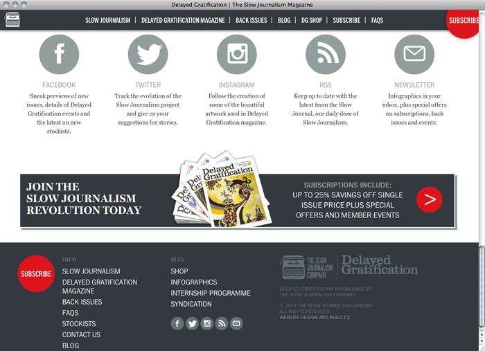 The Slow Journalism Company website 5