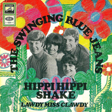 The Swinging Blue Jeans – “Hippy Hippy Shake” German single cover