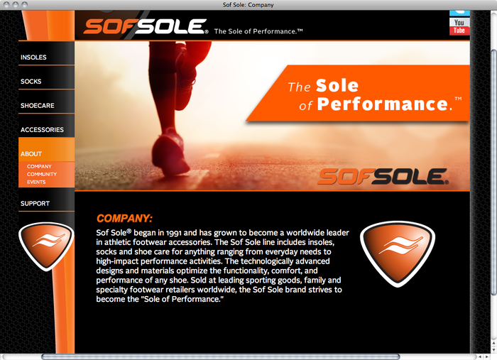 Sof Sole website 4