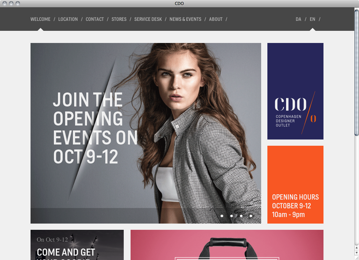 Copenhagen Designer Outlet website 1