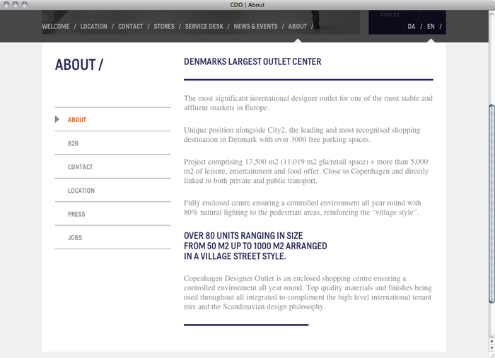 Copenhagen Designer Outlet website 2