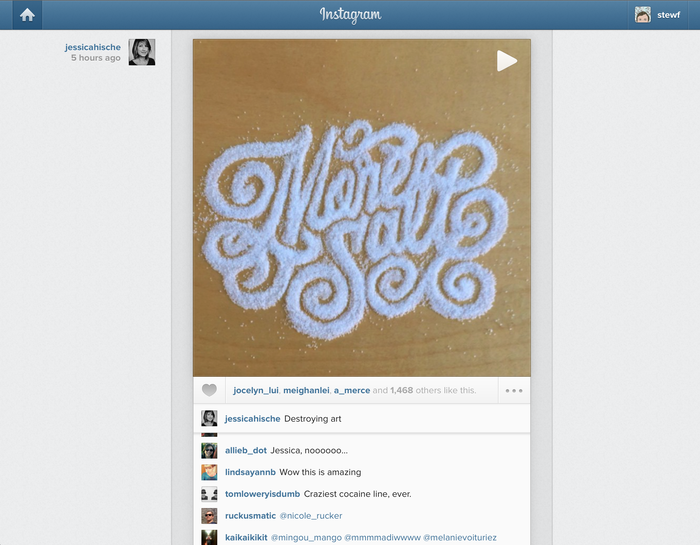 Instagram app and website (2012) 11