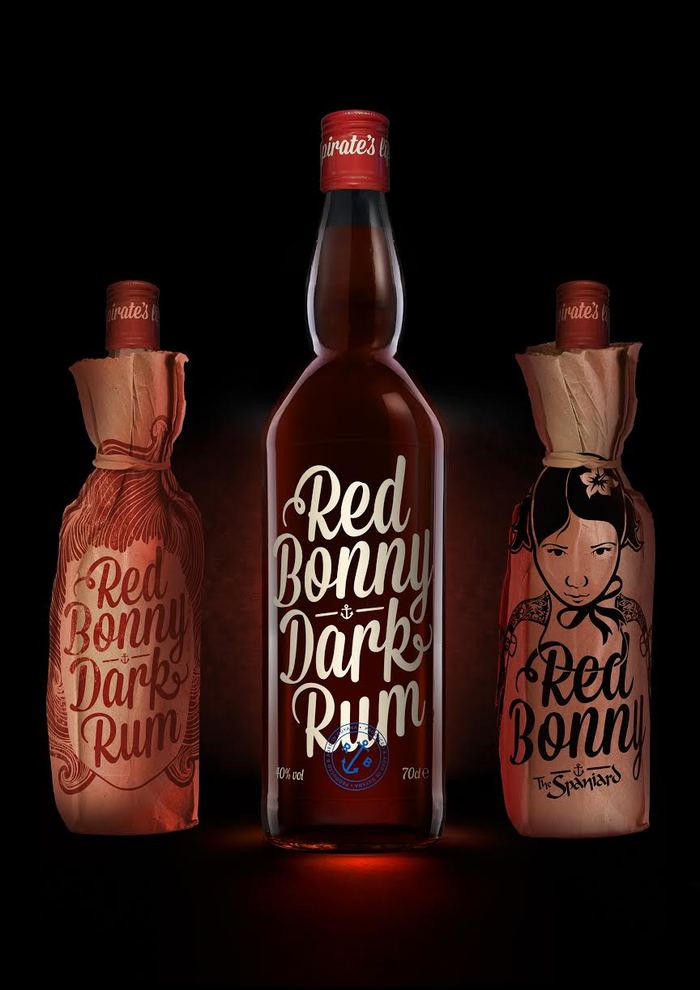 Red Bonny Dark Rum 1
