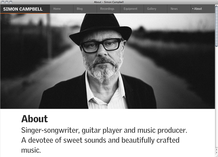 Simon Campbell website 5