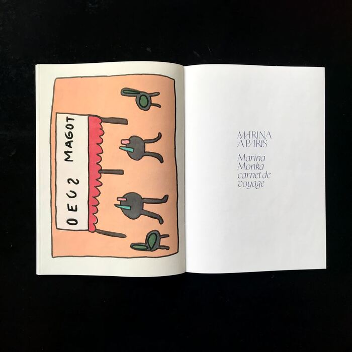 Marina à Paris zine by Marina Monka 7
