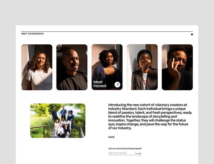 Industry Standard website 2
