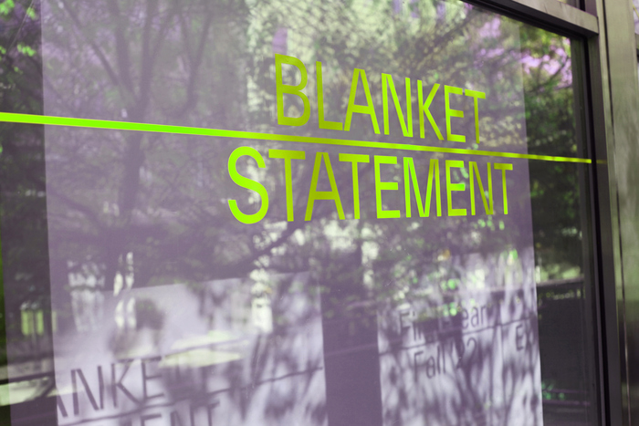 Blanket Statement, Yale School of Art 3