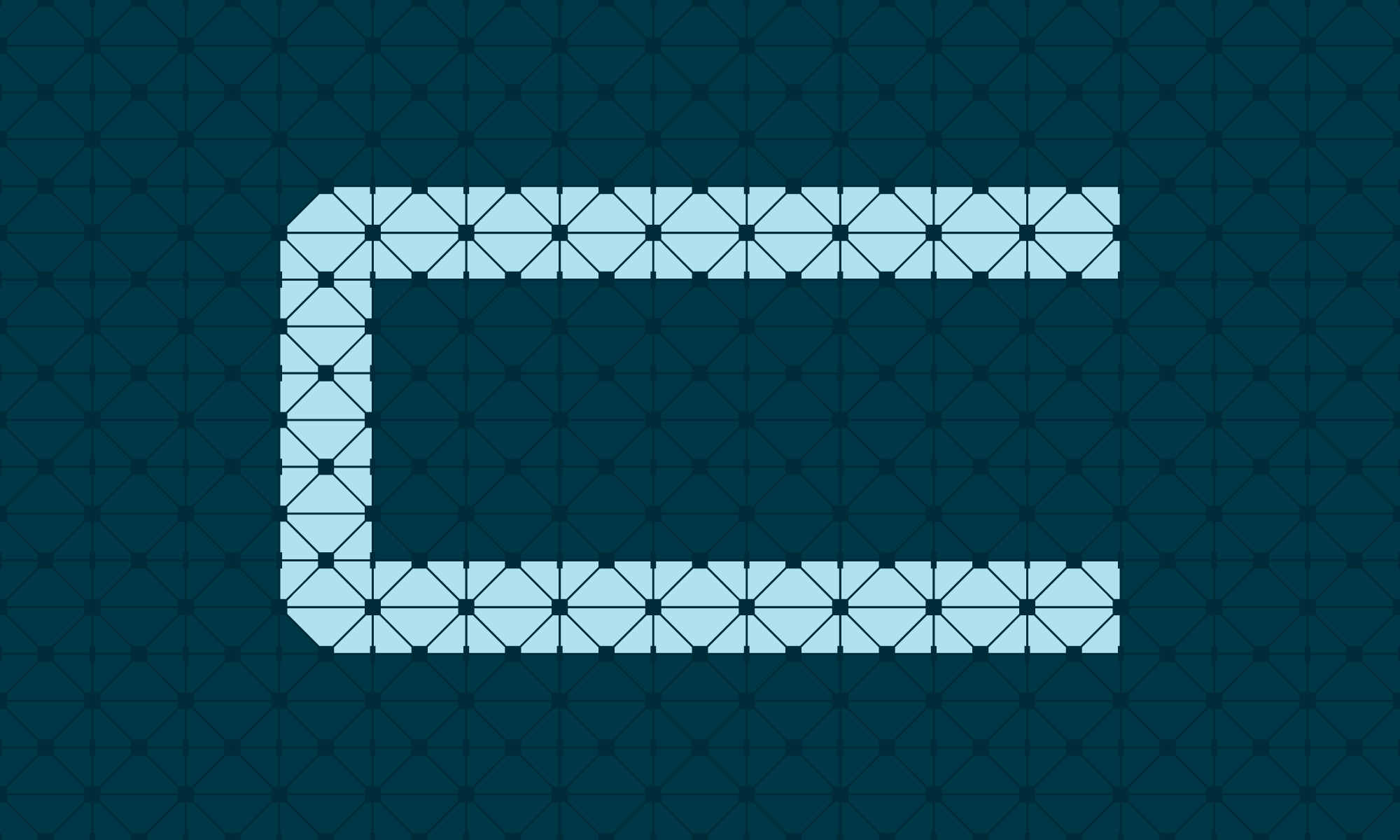 Seaport Sans, a modular display typeface inspired by the industrial trusses found throughout Commonwealth Pier during renovation