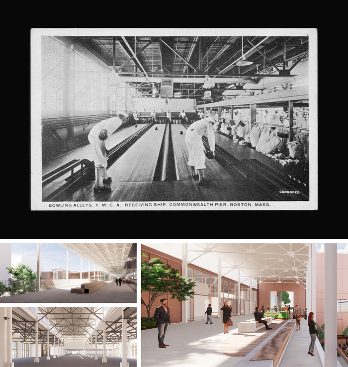 Historical research into the property’s industrial roots revealed structural patterns, that served as visual influence for Seaport Sans.