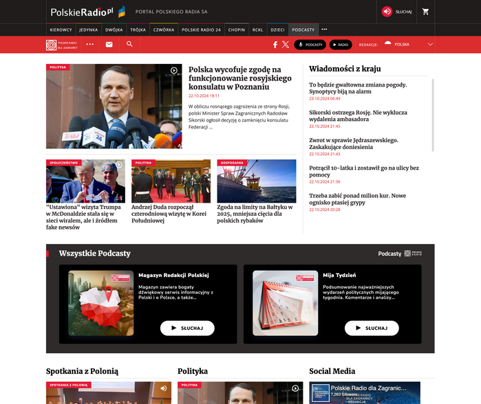 Polskie Radio website 4