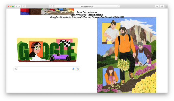Lisa Carpagnano portfolio website 2