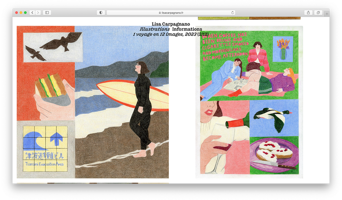 Lisa Carpagnano portfolio website 4