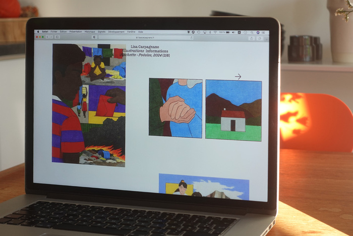 Lisa Carpagnano portfolio website 1