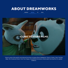 DreamWorks website